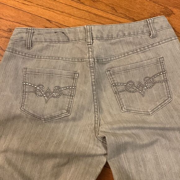 Christopher and Bank size 8 gray denim jeans - Picture 2 of 12